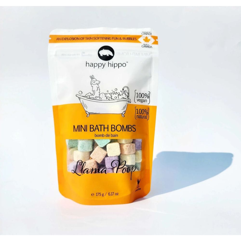 Happy Hippo Mini Bubble Bath Bombs Llama Poop Jump! The BABY Store