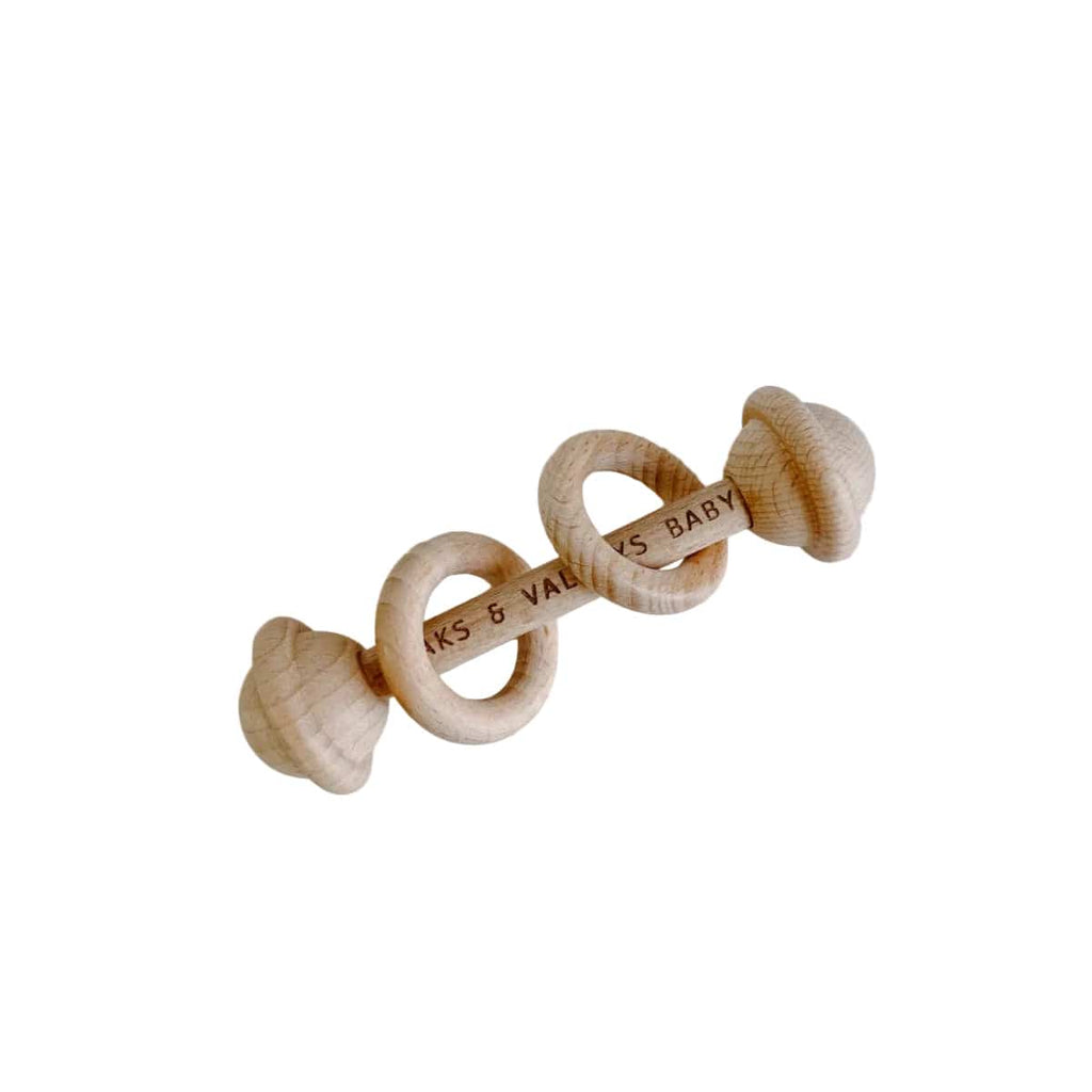 Peaks & Valleys Baby Wooden Rattle - Ships from Ontario – Jump! The ...