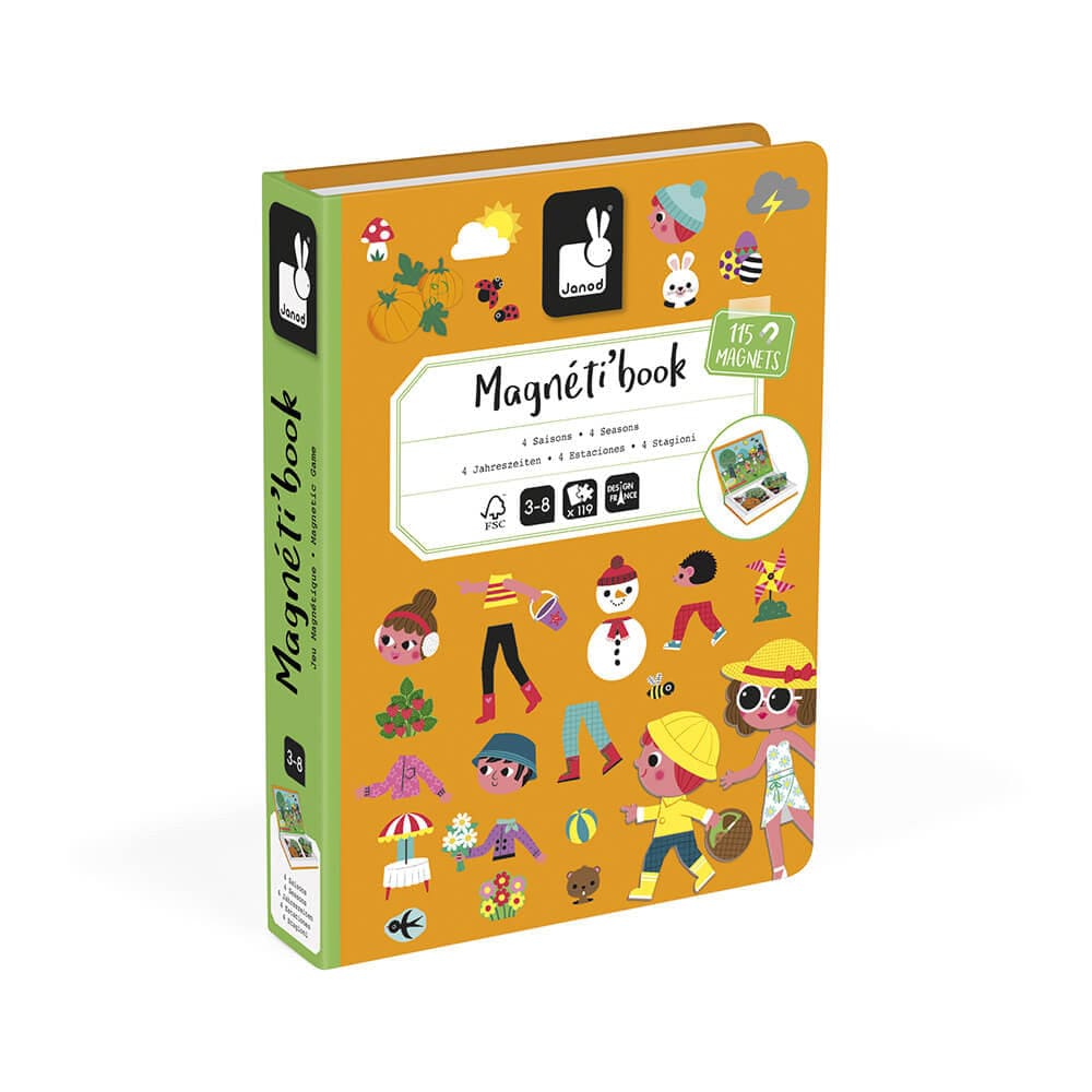 Janod 4 Seasons Magneti'Book By JANOD Canada - 46438