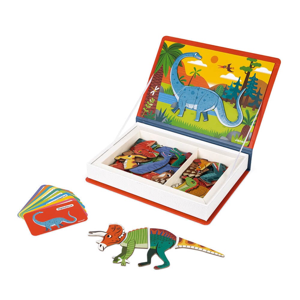 Janod Dinosaurs Magneti'Book By JANOD Canada - 56106