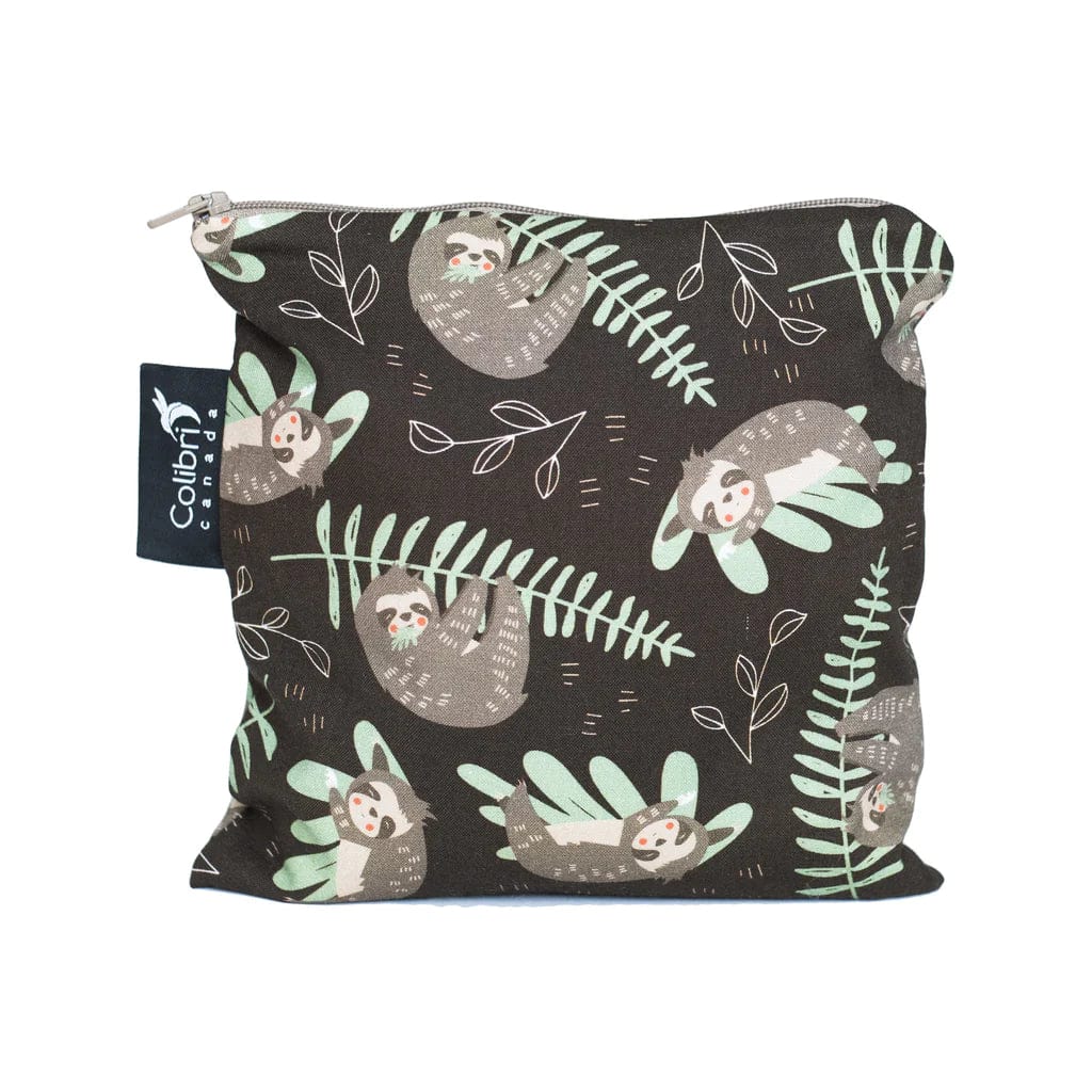 SLOTHS Colibri Reusable Large Snack Bags By COLIBRI Canada - 66839