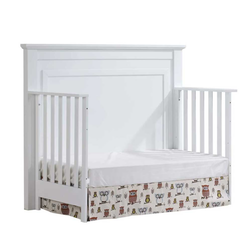 WHITE Natart Taylor Crib To Double - White By NATART Canada - 73629