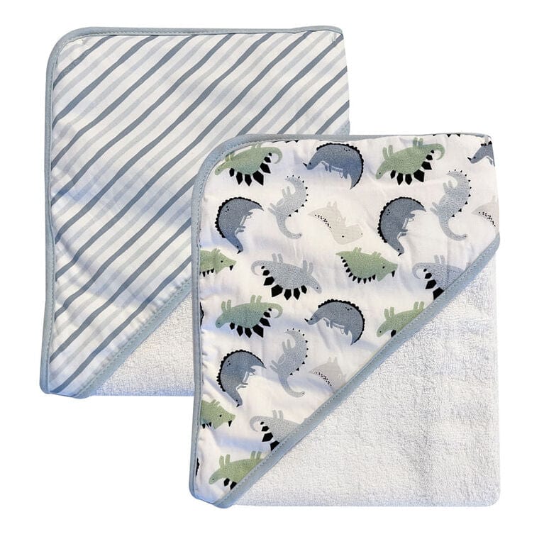 Kidilove 2 Pack Towels - Blue/Dino By KIDILOVE Canada - 76167