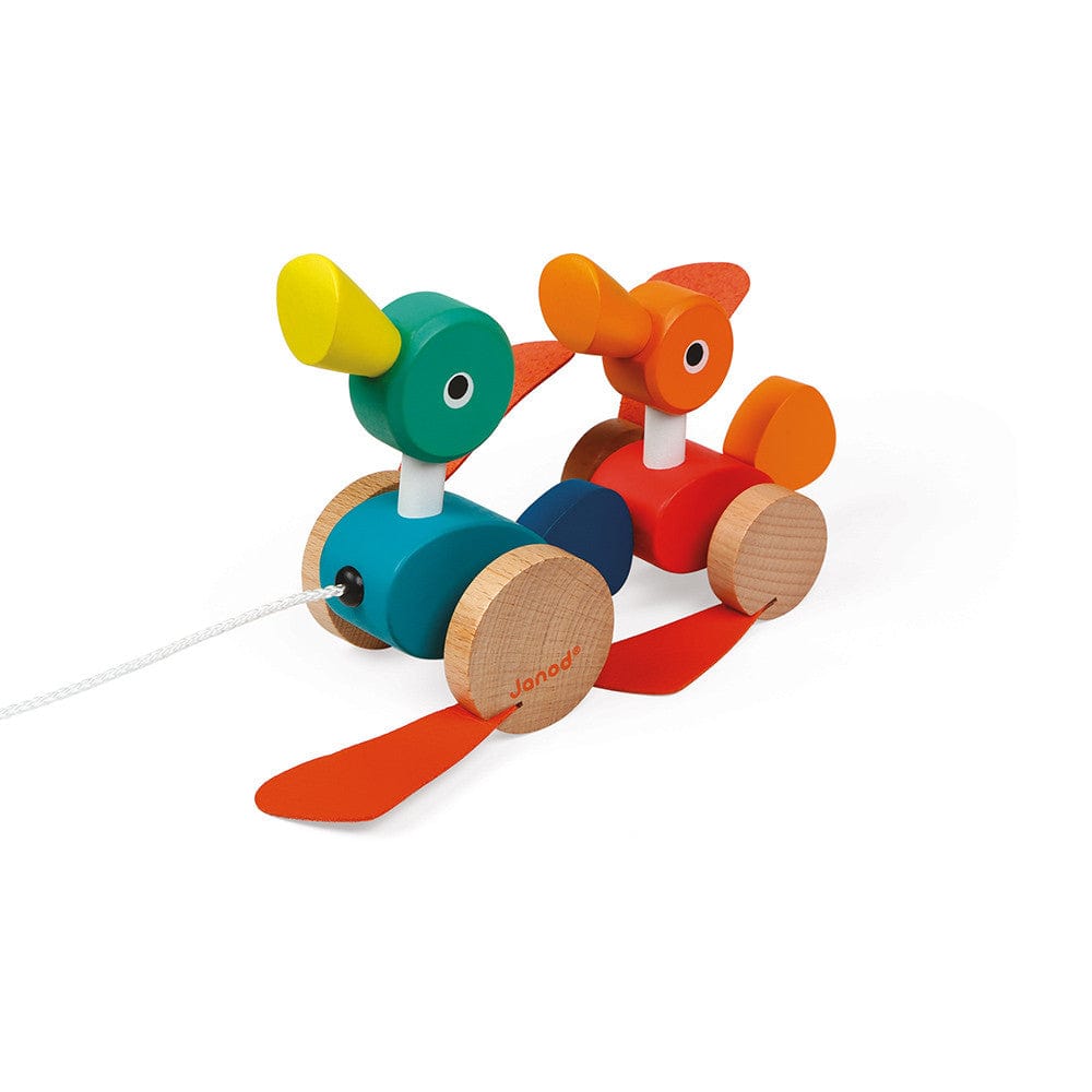 Janod Zigolos Pull Along Ducks By JANOD Canada - 76560