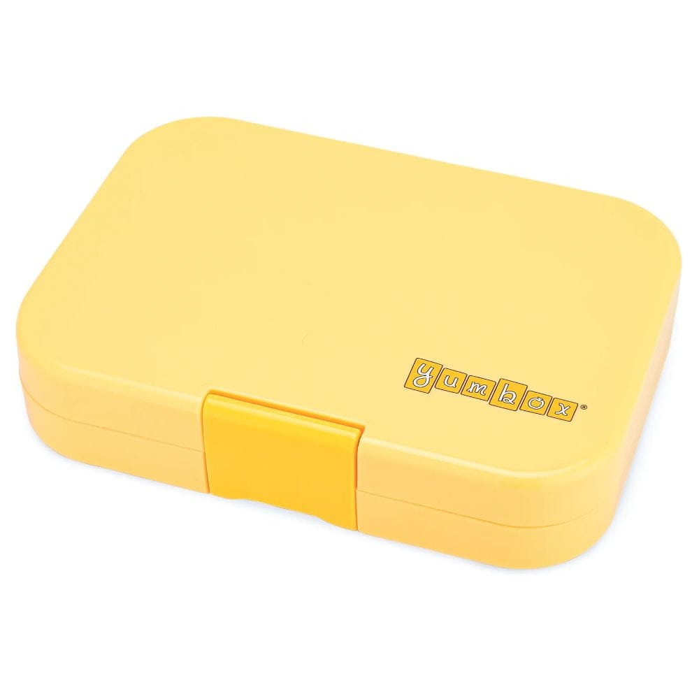 Yumbox Panino 4 Compartment - Yoyo Yellow w/ Polar Bear Tray By YUMBOX Canada - 76583