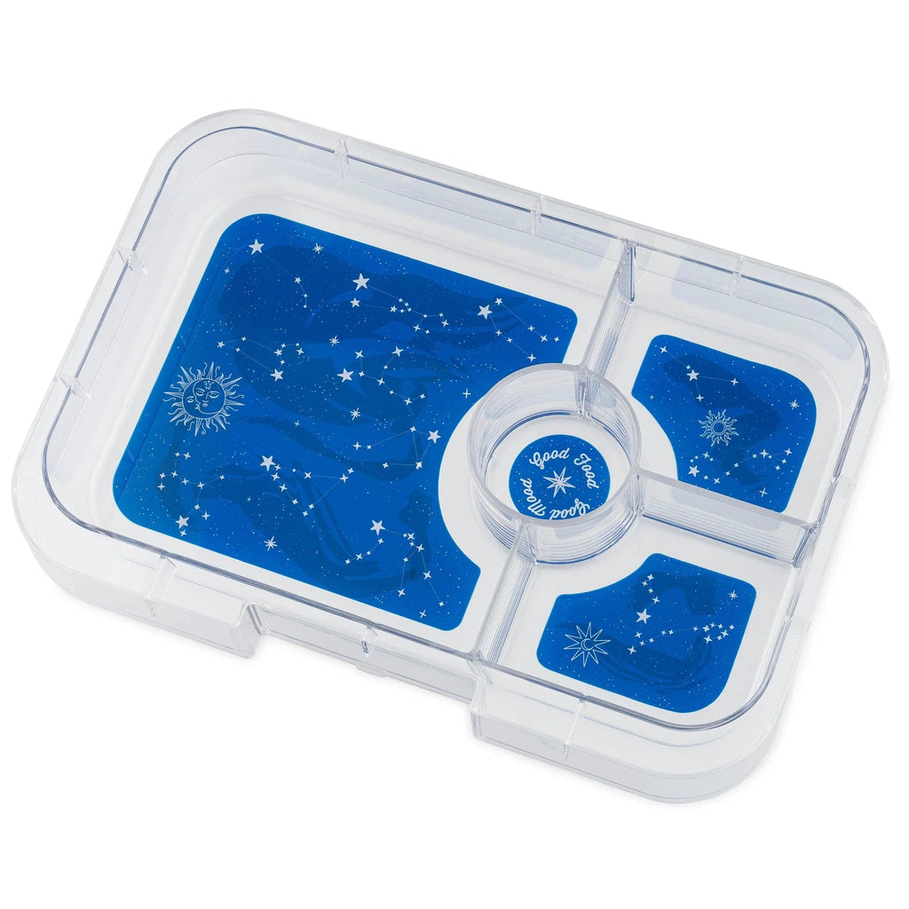 Yumbox Tapas 4 Compartment Bento Box - Antibes Blue w/ Zodiac Tray By YUMBOX Canada - 76596