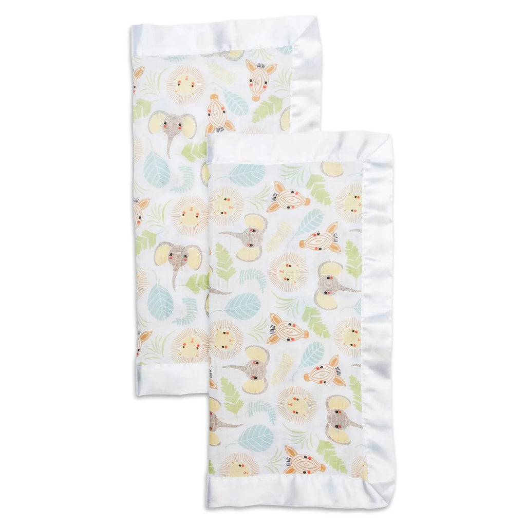 Lulujo Cotton Security Blankets 2 Pack- Jungle By LULUJO Canada - 76685