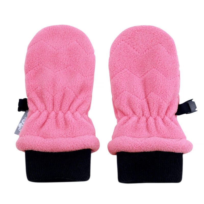 S 3-9M (NO THUMB) / WATERMELON PINK Jan&Jul Fleece Mittens - Watermelon Pink By JAN&JUL Canada - 79387