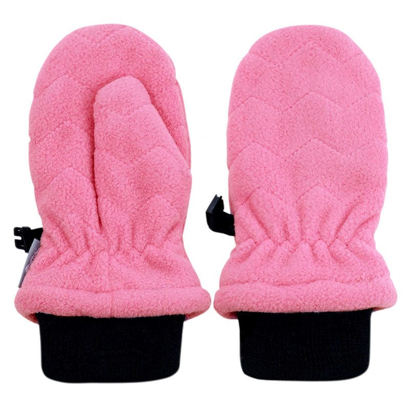 M 6-24M (WITH THUMB) / WATERMELON PINK Jan&Jul Fleece Mittens - Watermelon Pink By JAN&JUL Canada - 79388