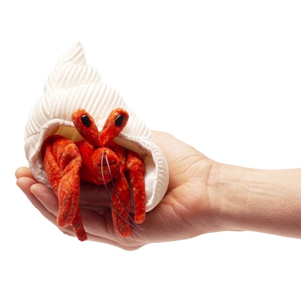 Folkmanis Mini Hermit Crab Finger Puppet By FOLKMANIS PUPPETS Canada - 79992