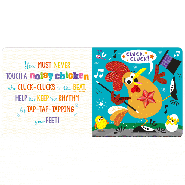 MBI Board Book - Never Touch a Noisy Chicken By MBI Canada - 80006