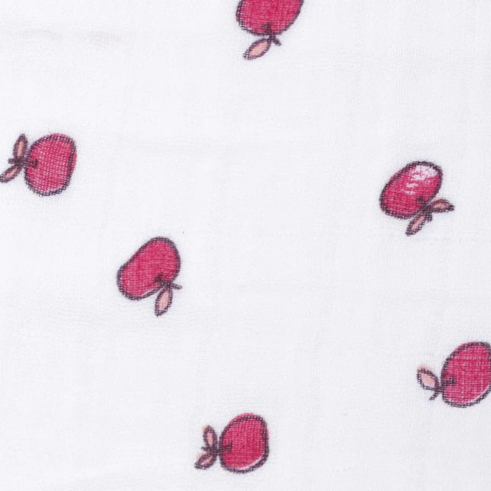 Perlimpinpin Muslin Blanket - Apples By PERLIMPINPIN Canada - 80390