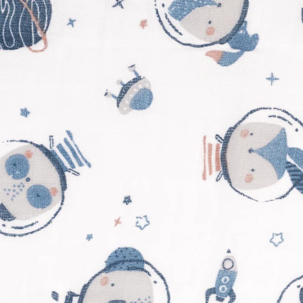 Perlimpinpin Muslin Blanket - Astronauts By PERLIMPINPIN Canada - 80391