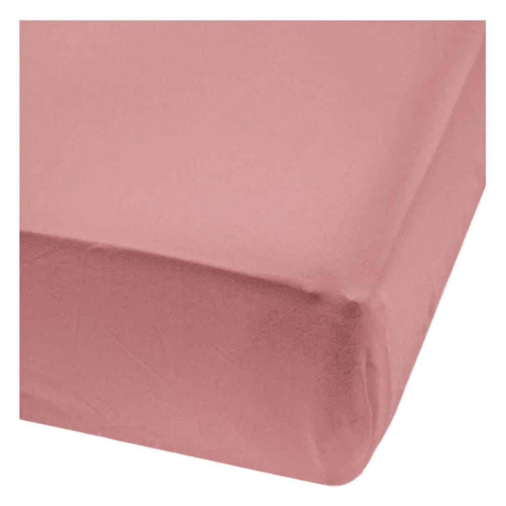 Perlimpinpin Fitted Sheet - Lotus Pink By PERLIMPINPIN Canada - 80401