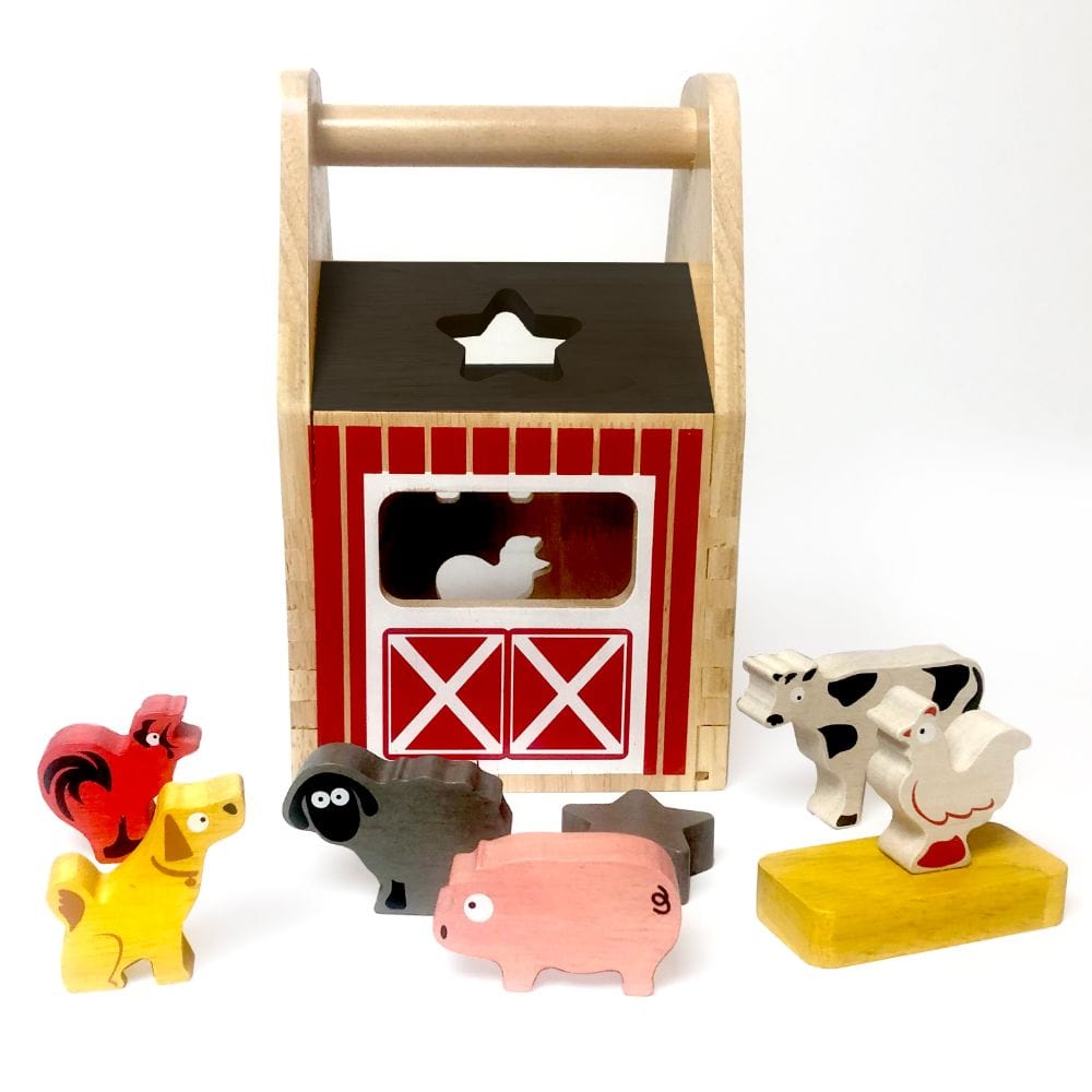 Begin Again Toys - Barnyard Shape Sorter By BEGIN AGAIN Canada - 80412