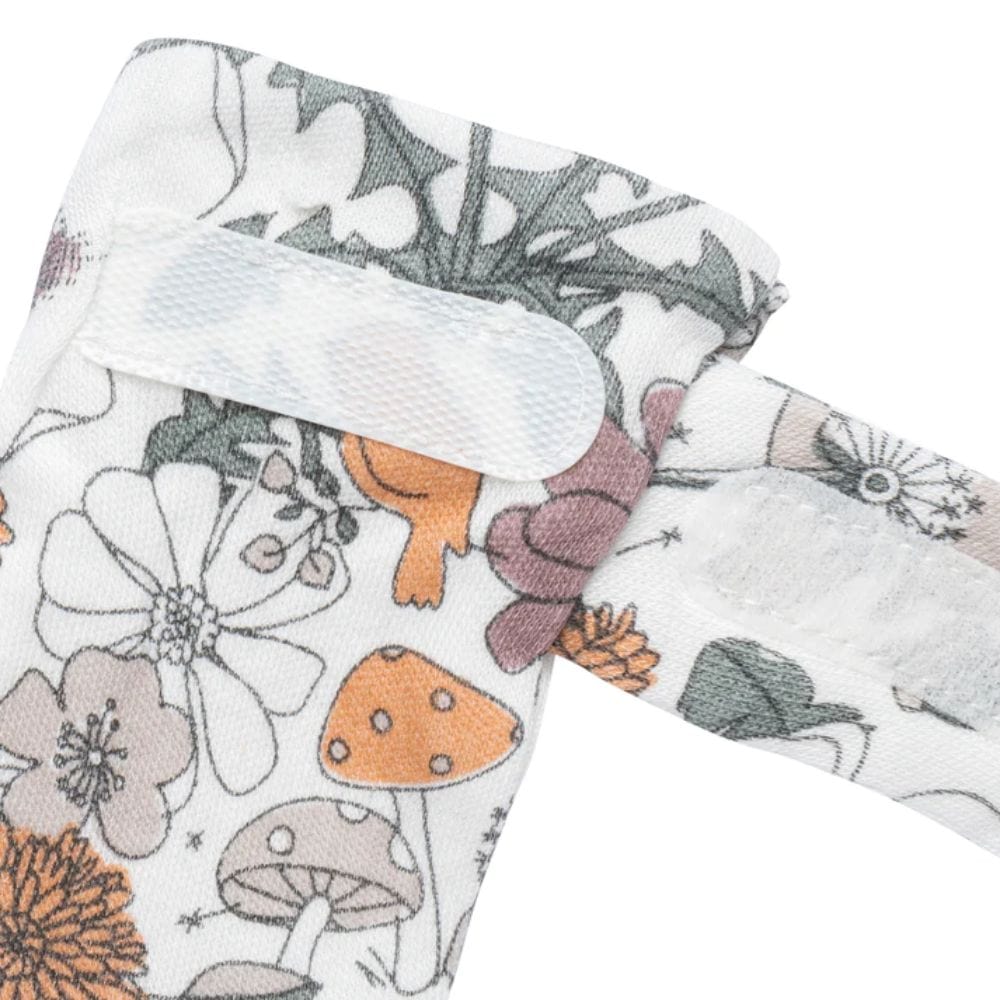 Perlimpinpin Bamboo Scratch Mitts - Floral Patch By PERLIMPINPIN Canada - 80443