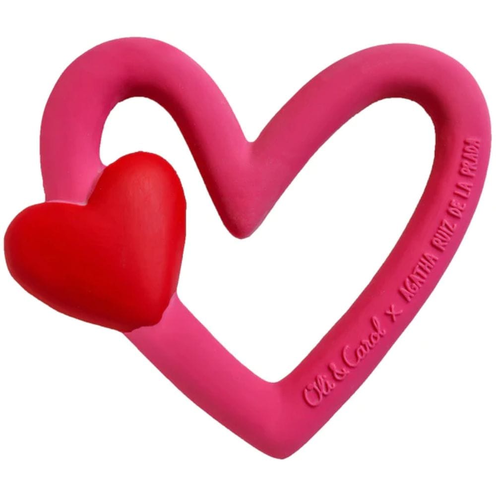 Oli & Carol Agatha Heart Teether By OLI&CAROL Canada - 80911