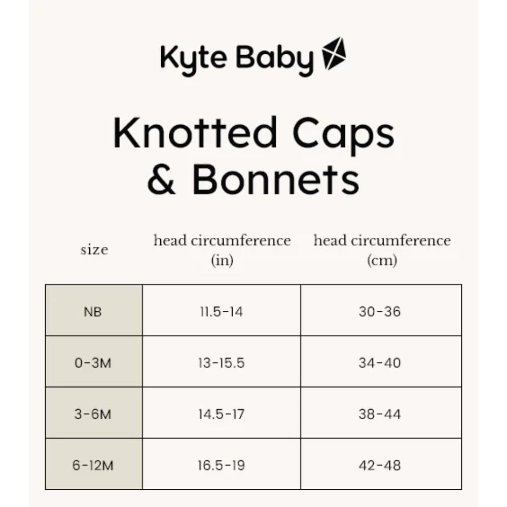 0-3M / GLACIER Kyte Baby Knotted Cap - Glacier By KYTE BABY Canada - 80963