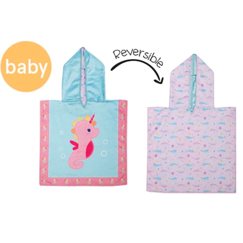 Flapjacks Baby Cover Up - Seahorse/Narwhal By FLAPJACKS Canada - 81062