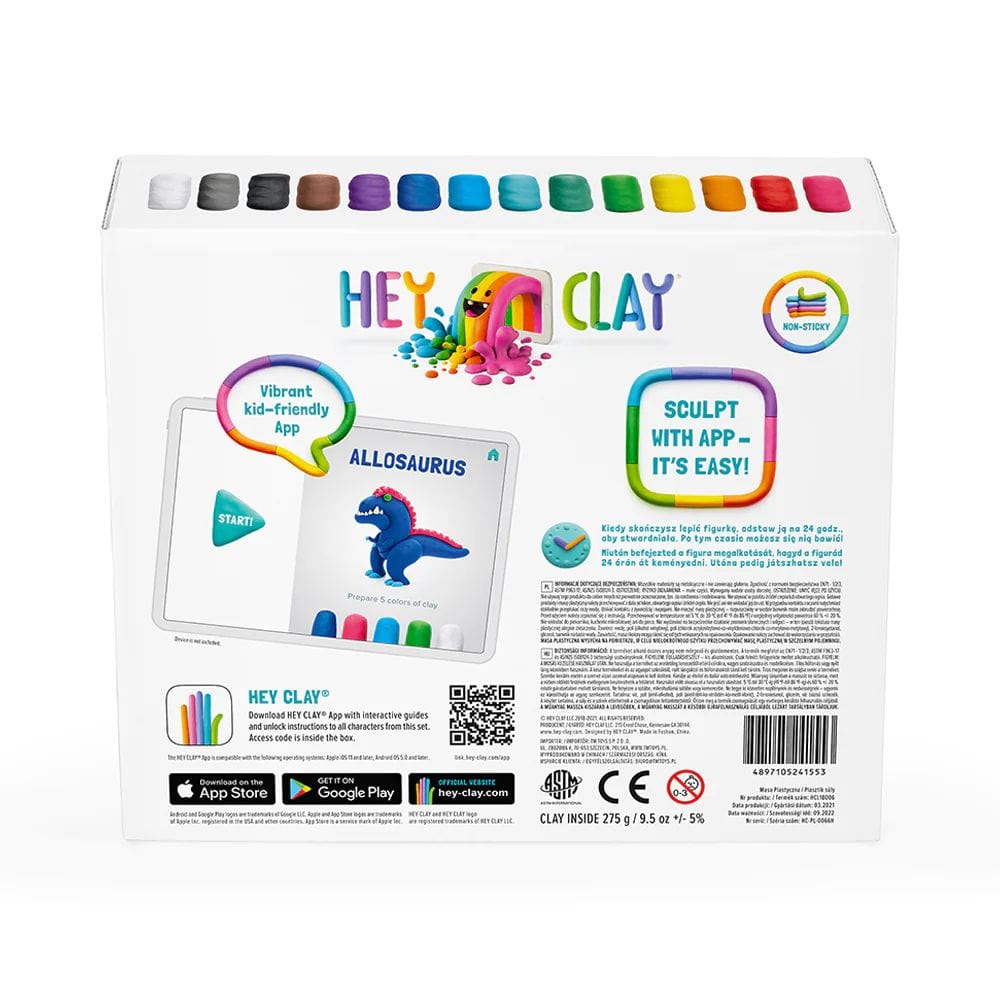 Hey Clay Modeling Clay Box - Mega Dinos By HEY CLAY Canada - 81071