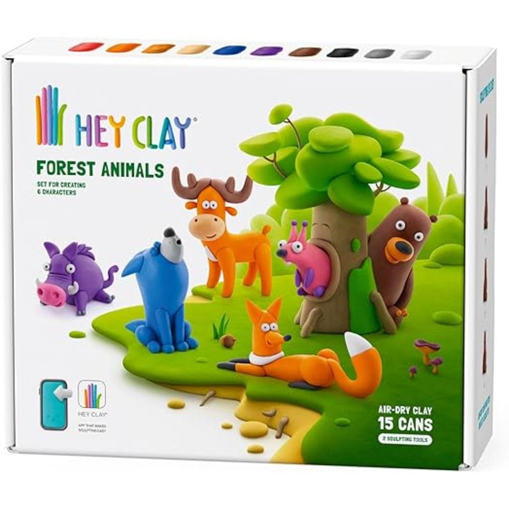 Hey Clay Modeling Clay Box - Forest Animals By HEY CLAY Canada - 81072