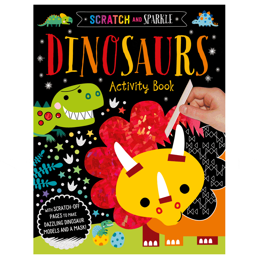 MBI Scratch and Sparkle Dinosaurs Activity Book By MBI Canada - 81094