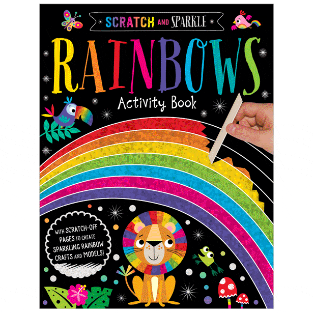 MBI Scratch and Sparkle Rainbows Activity Book By MBI Canada - 81095