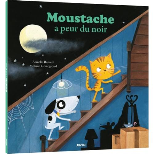 Auzou Livre Moustache a peur du noir – Jump! The BABY Store