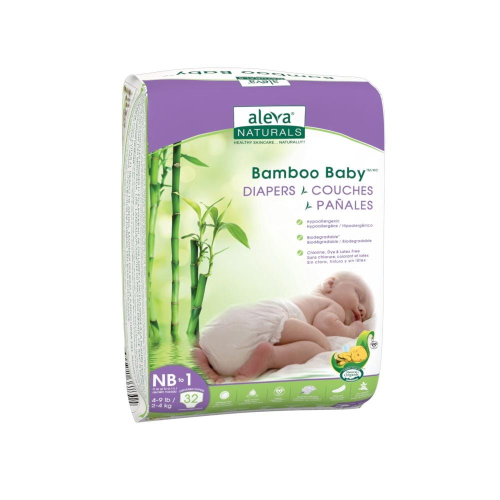 Aleva Naturals Bamboo Baby Diapers - Size Newborn-1 By ALEVA NATURALS Canada - 81195