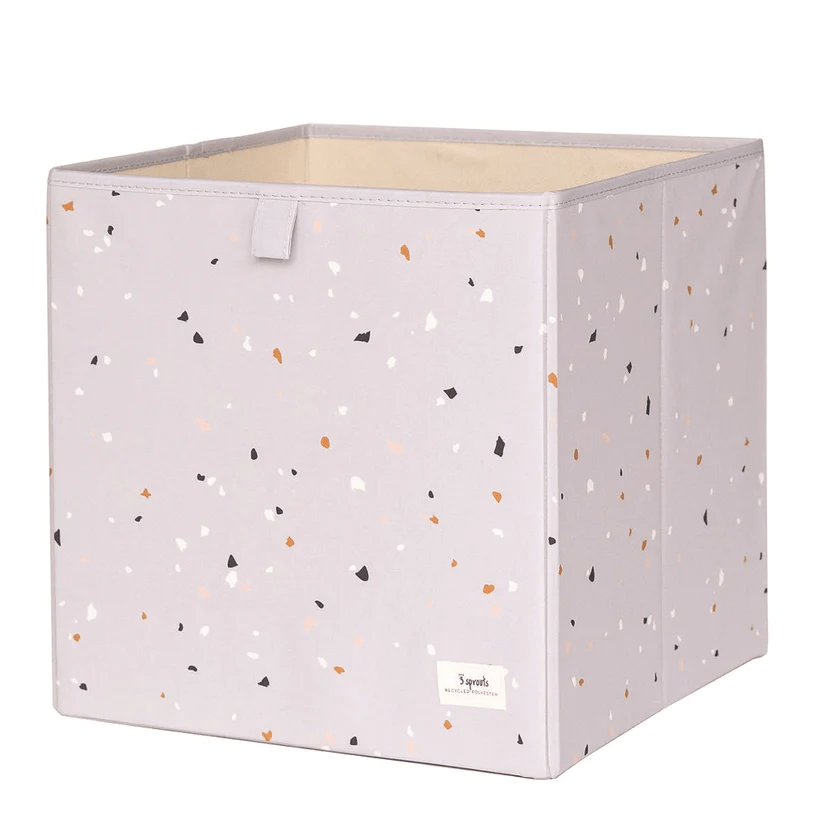 3 Sprouts Recycled Fabric Storage Box - Terrazzo Light Gray By 3 SPROUTS Canada - 81214