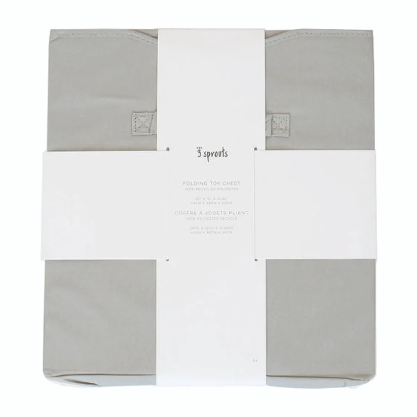 3 Sprouts Recycled Fabric Folding Storage Chest - Light Gray By 3 SPROUTS Canada - 81223
