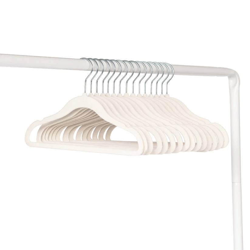3 Sprouts 15 Pack Velvet Hangers - Cream By 3 SPROUTS Canada - 81224