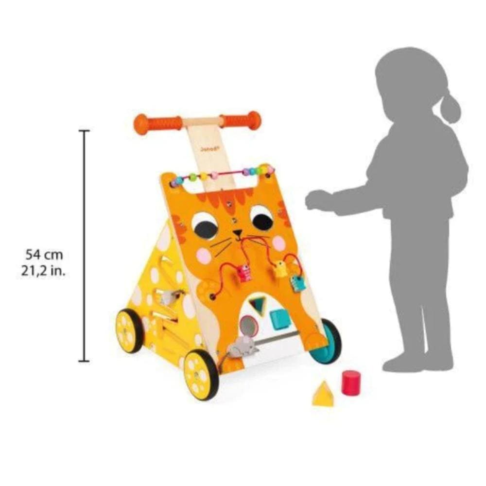 Janod Multi-Activities Cat Baby Walker By JANOD Canada - 81608