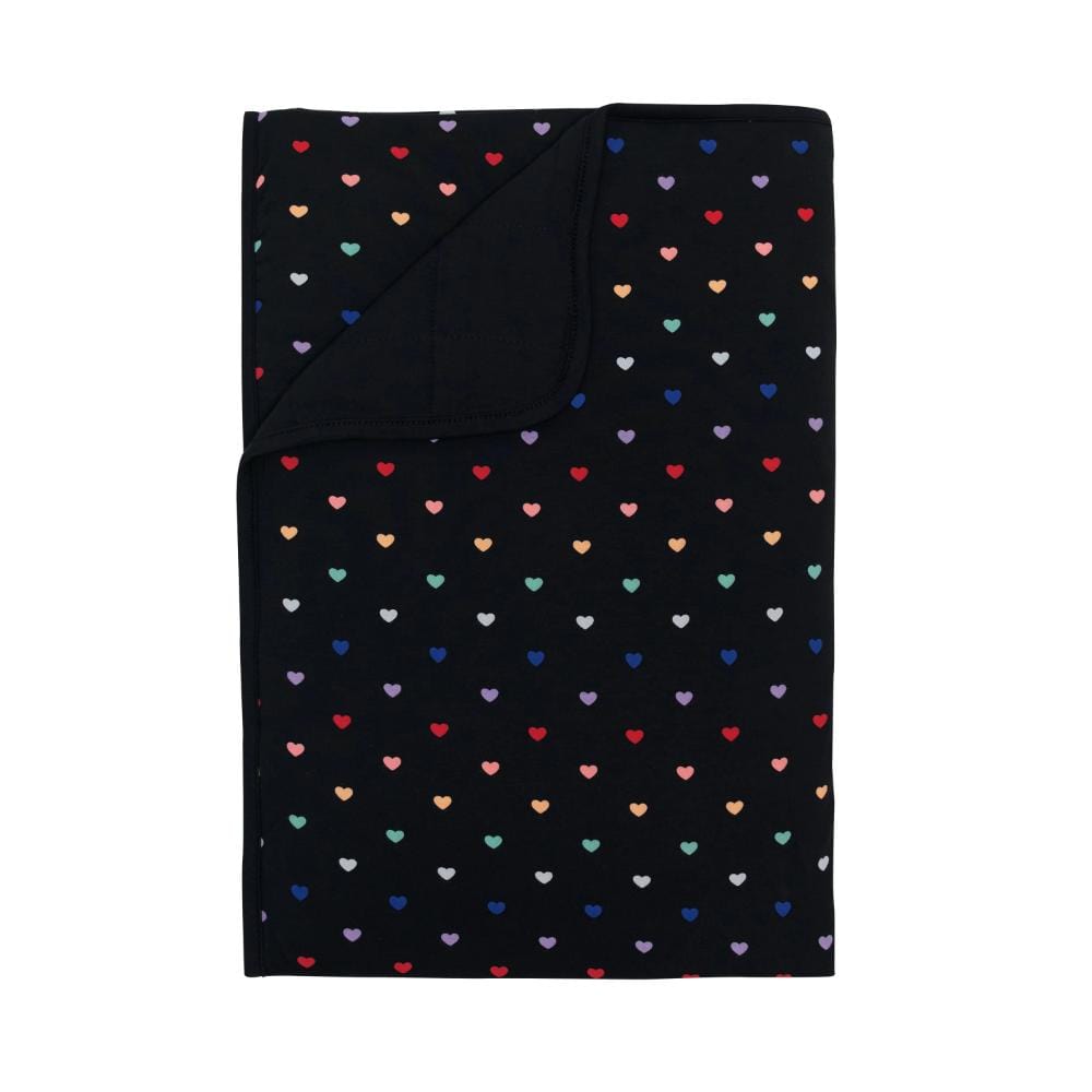 Kyte BABY Toddler Blanket 1.0 Tog - Midnight Rainbow Heart By KYTE BABY Canada - 81637