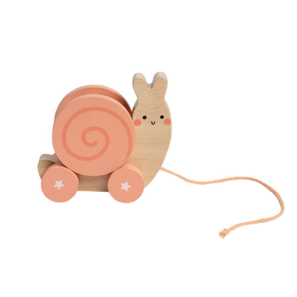 Pearhead Snail Wooden Pull Toy By PEARHEAD Canada - 81780