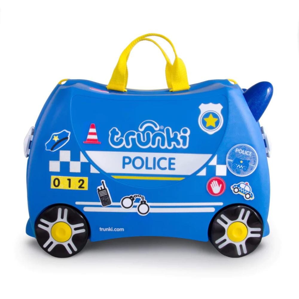 Trunki Ride-On Suitcase - Percy Police Car By TRUNKI Canada - 81785