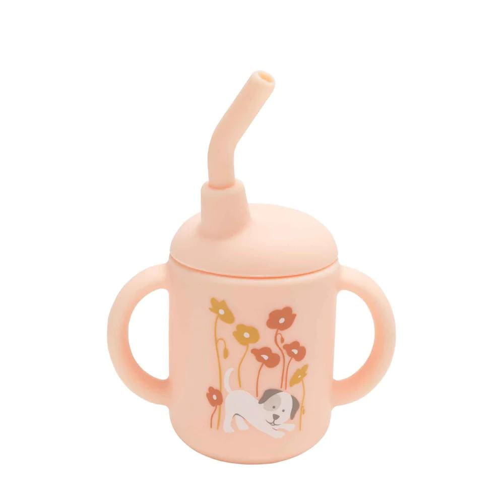 Sugarbooger Fresh & Messy Sippy Cup - Puppies & Poppies By SUGARBOOGER Canada - 81854