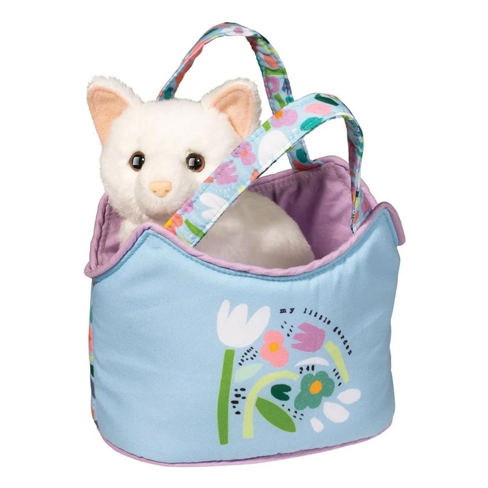 Douglas My Little Garden Sassy Sak with White Cat By DOUGLAS Canada - 81861