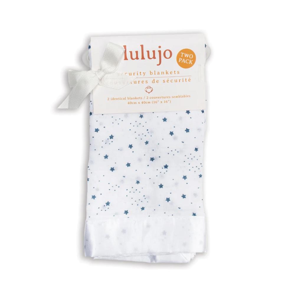 Lulujo Cotton Security Blankets 2 Pack - Stars By LULUJO Canada - 82091
