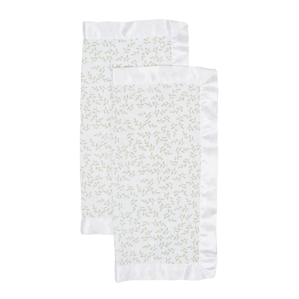 Lulujo Cotton Security Blankets 2 Pack - Greenery By LULUJO Canada - 82092