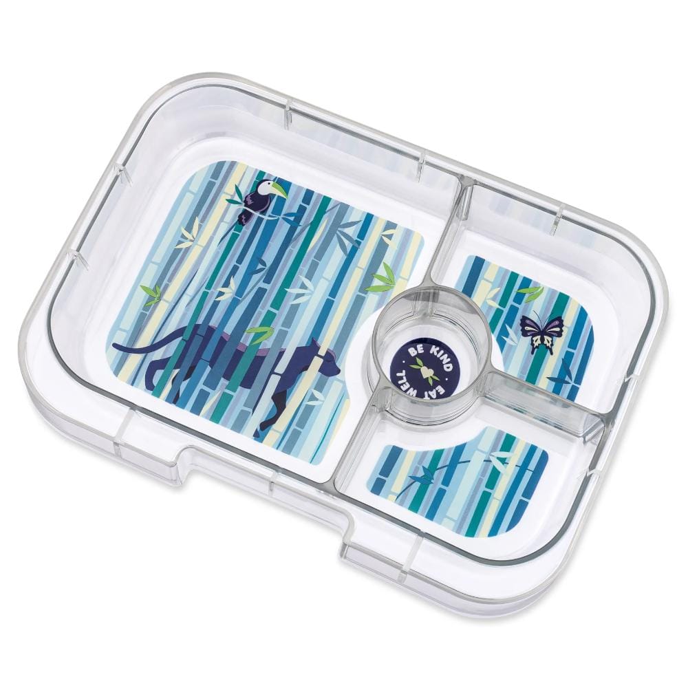 Yumbox Panino 4 Compartment - Tropical Aqua w/ Panther Tray By YUMBOX Canada - 82167