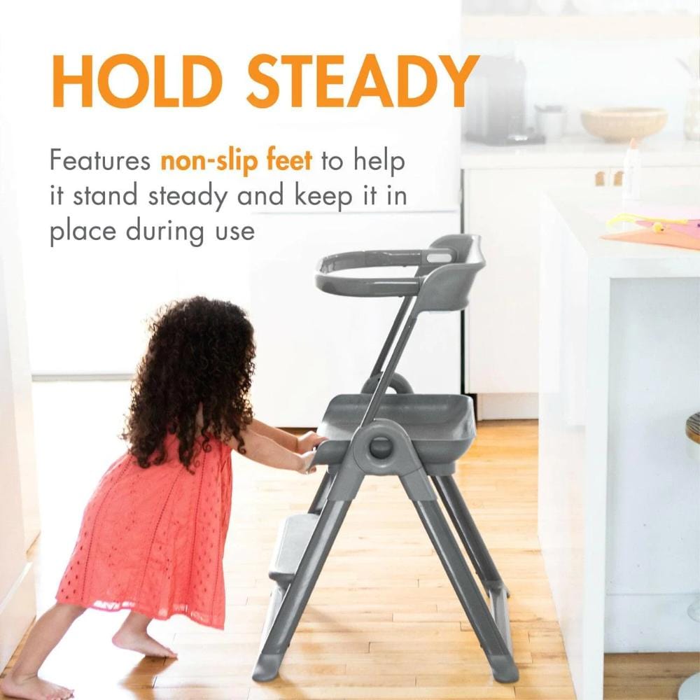 Boon Pivot Toddler Foldable Tower - Grey By BOON Canada - 82518