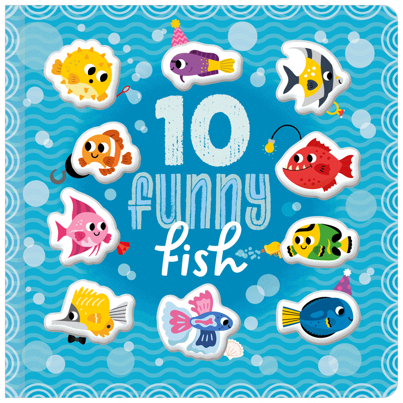 MBI 10 Funny Fish Board Book By MBI Canada - 82531