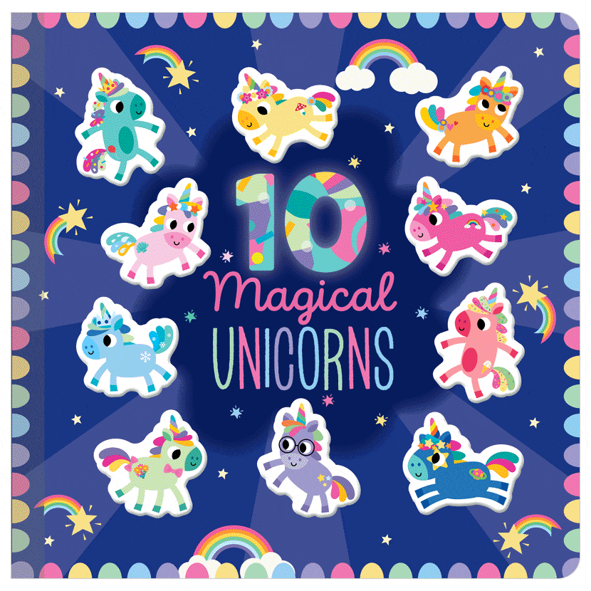 MBI 10 Magical Unicorns Board Book By MBI Canada - 82532