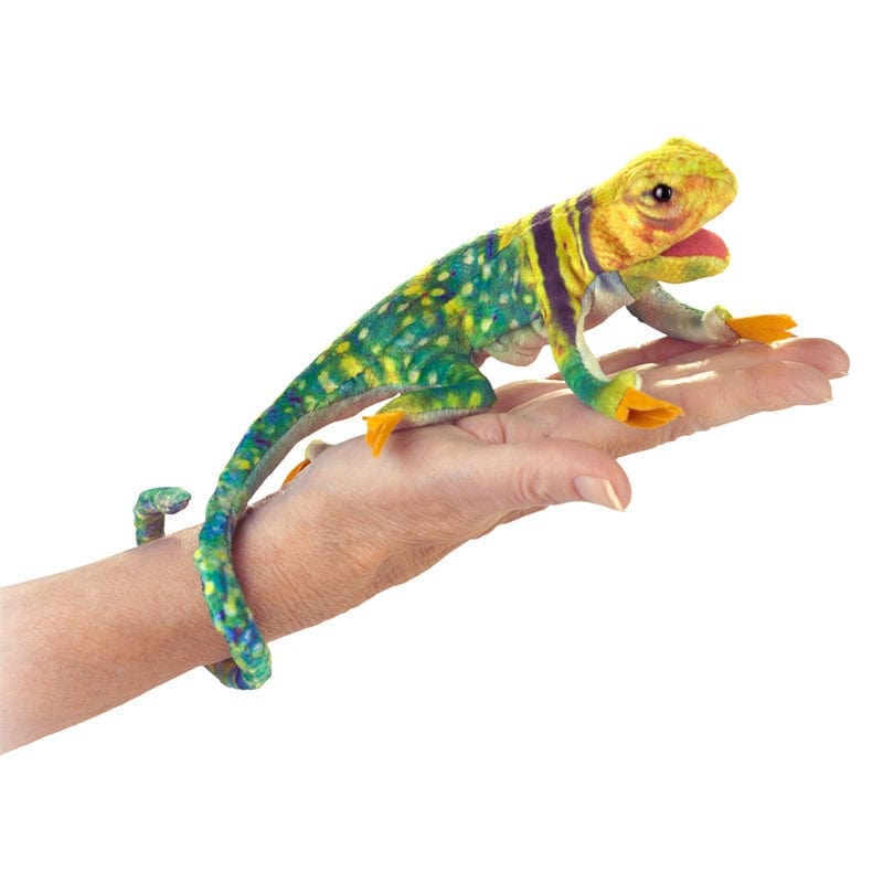 Folkmanis Mini Collared Lizard Finger Puppet By FOLKMANIS PUPPETS Canada - 82549