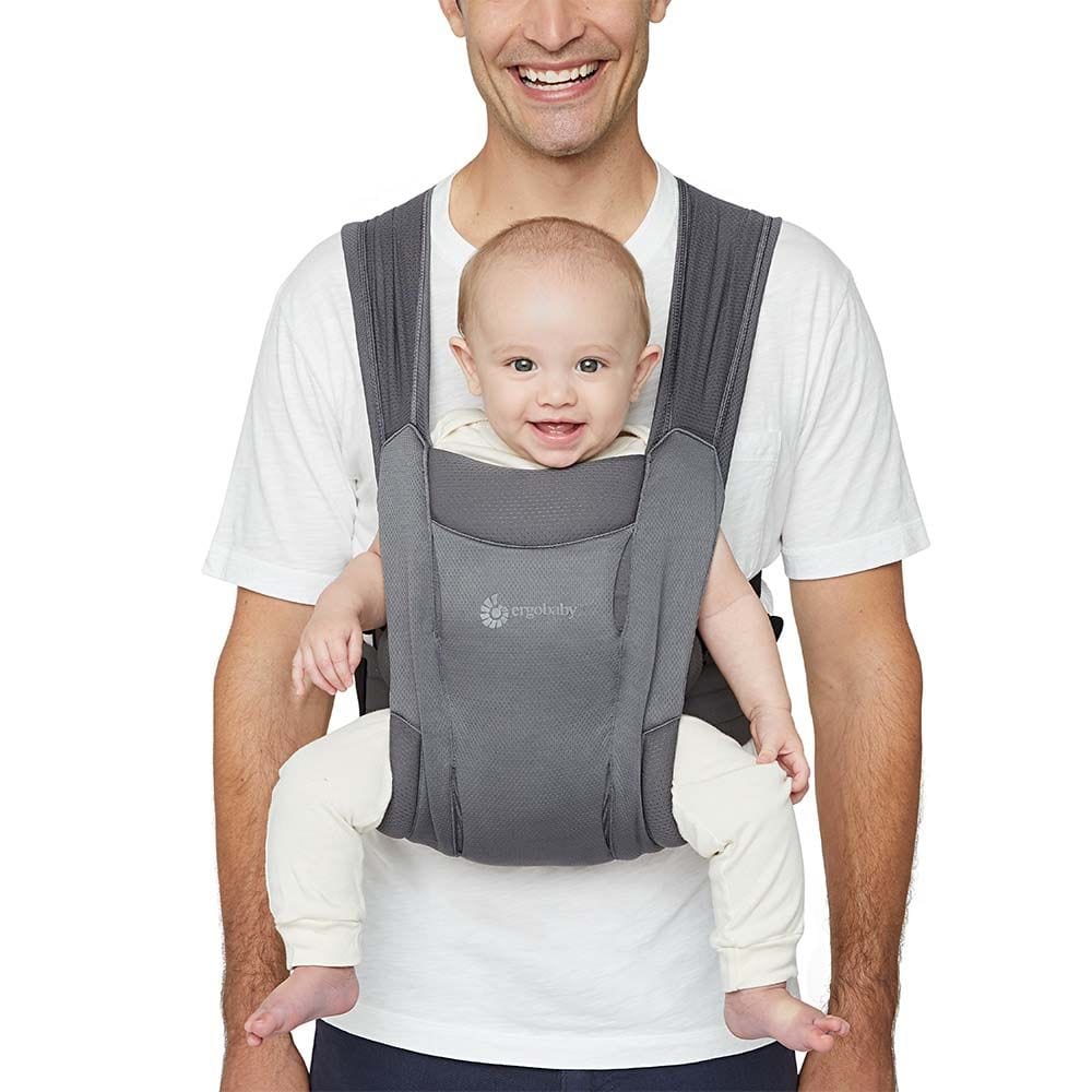 Ergobaby Embrace Soft Air Mesh Baby Carrier - Washed Black By ERGO Canada - 83352
