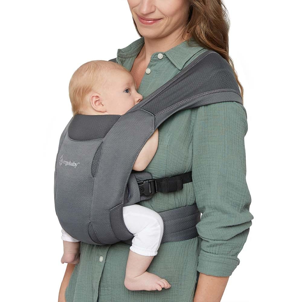 Ergobaby Embrace Soft Air Mesh Baby Carrier - Washed Black By ERGO Canada - 83352