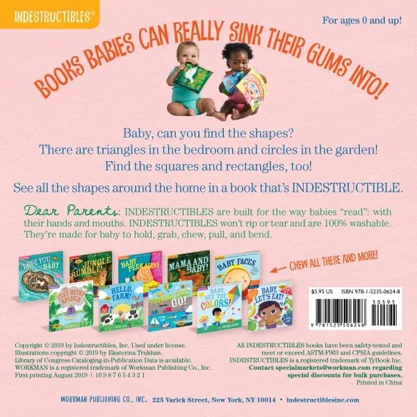 Hachette Indestructibles - Baby, Find The Shapes! By HACHETTE Canada - 83546