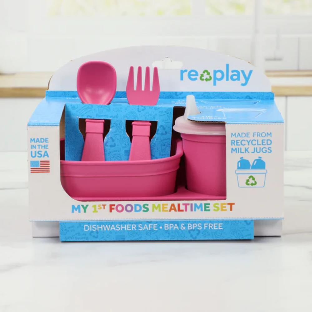 Replay Tiny Mealtime Set - Bright Pink By REPLAY Canada - 83778