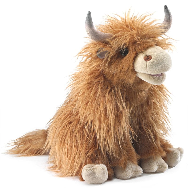Folkmanis Highland Cow Hand Puppet By FOLKMANIS PUPPETS Canada - 84322